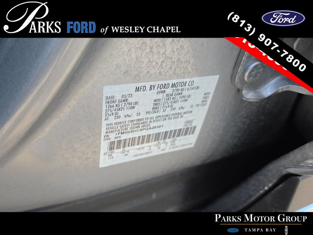 Certified 2023 Ford Explorer Platinum w/ Technology Package AWD/4WD image 35