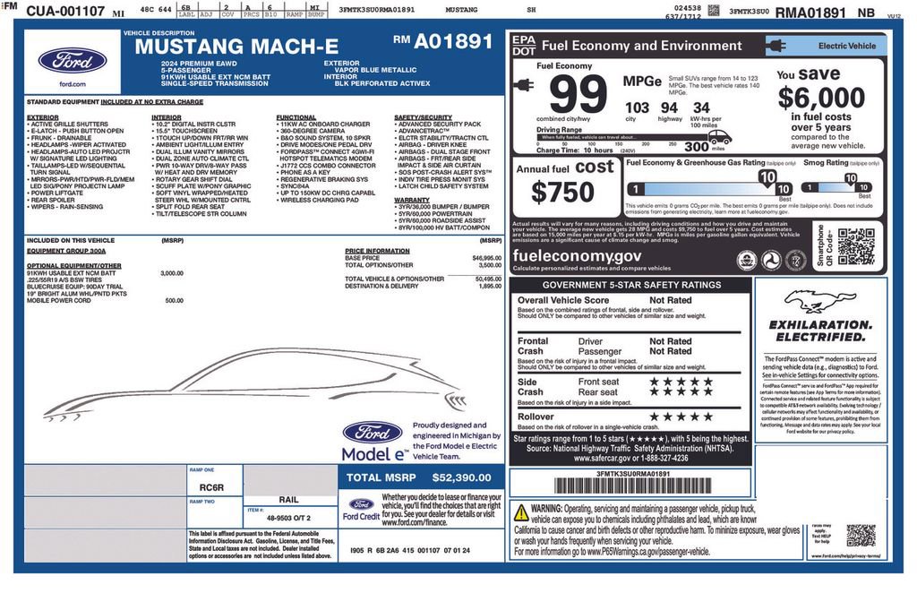 Certified 2024 Ford Mustang Mach-E Premium image 5