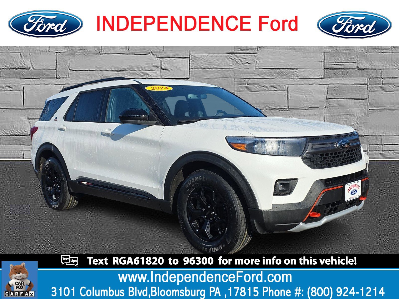 Certified 2024 Ford Explorer Timberline w/ Timberline Technology Package AWD/4WD image 1