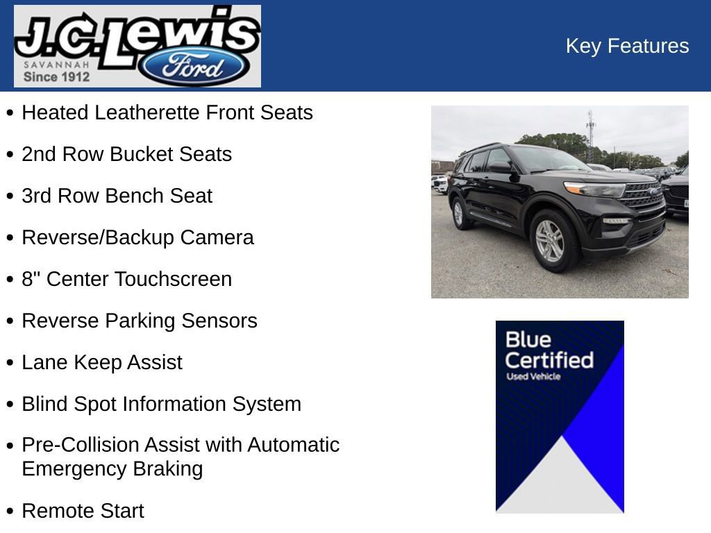 Certified 2023 Ford Explorer XLT w/ Equipment Group 202A image 29