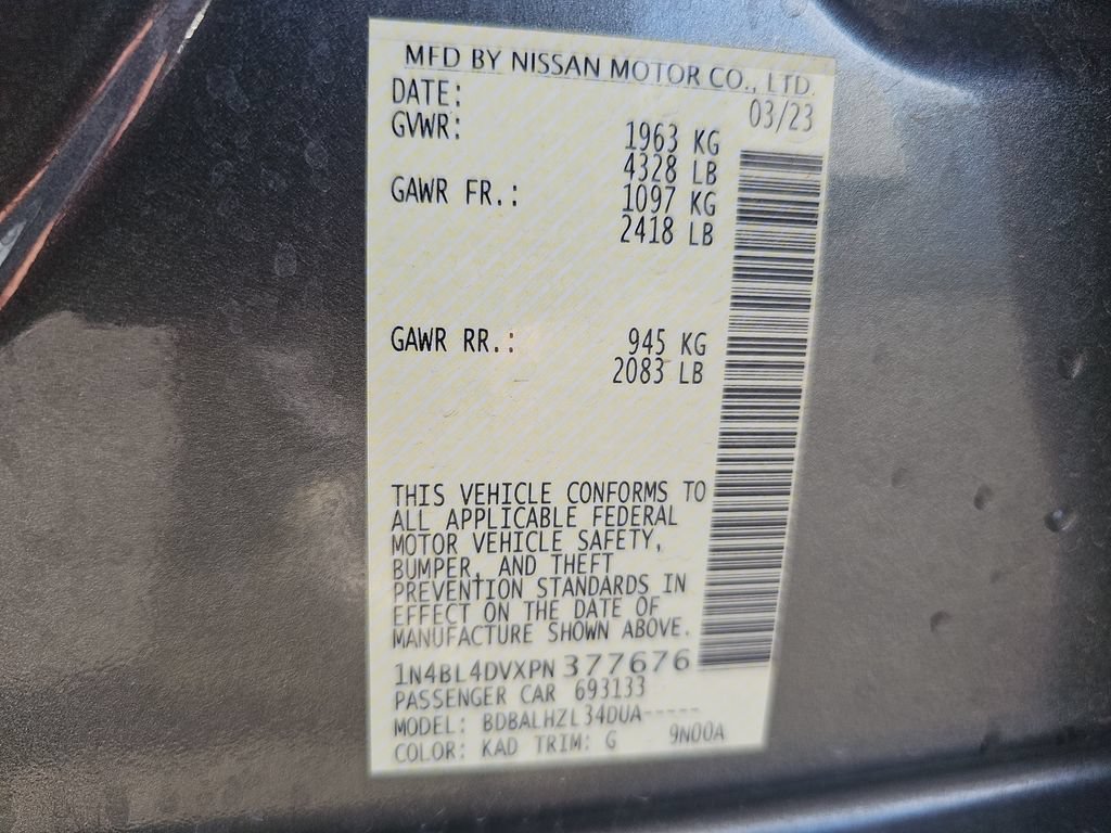 Used 2023 Nissan Altima 2.5 SV FWD image 33
