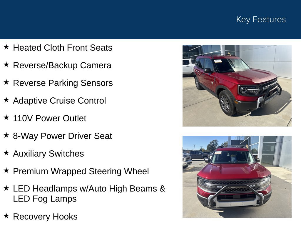 Certified 2025 Ford Bronco Sport Big Bend AWD/4WD image 32