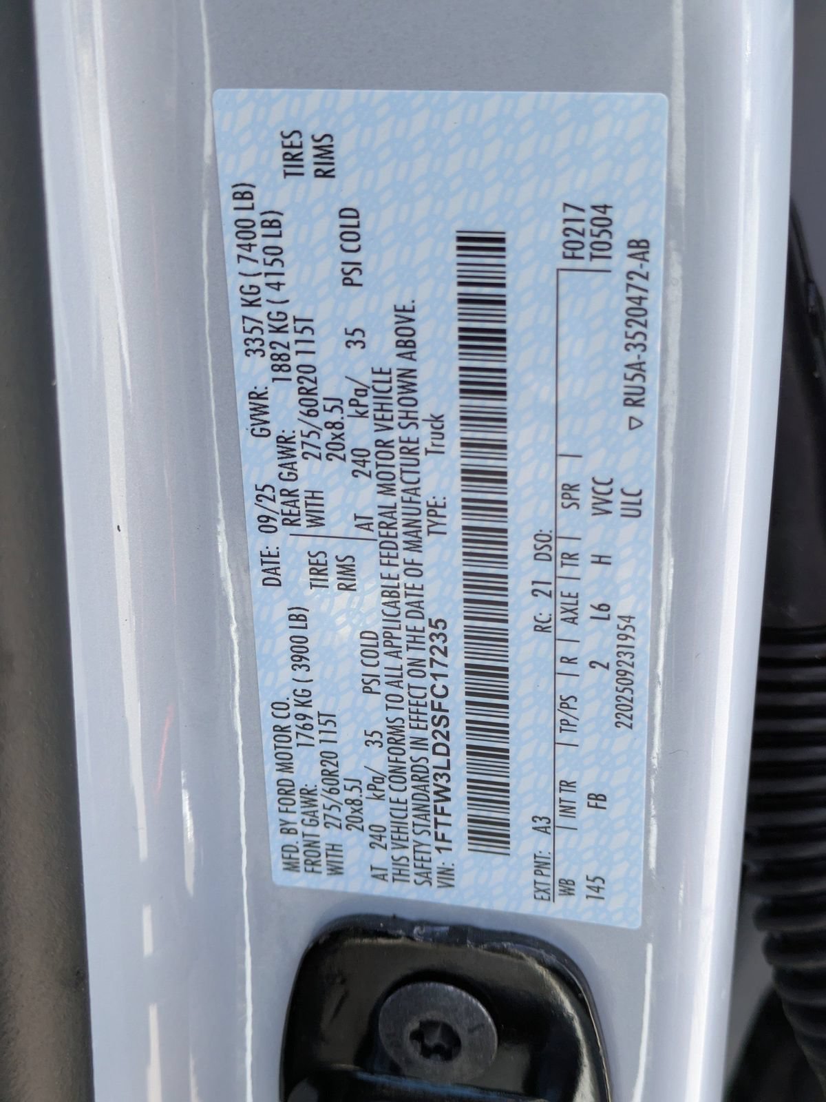 Certified 2025 Ford F150 XLT w/ Equipment Group 302A MID AWD/4WD image 16