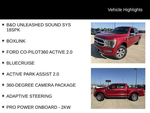 Certified 2022 Ford F150 Platinum w/ Equipment Group 701A High AWD/4WD image 5