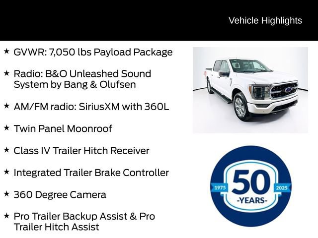 Certified 2023 Ford F150 Platinum w/ Equipment Group 701A High image 11