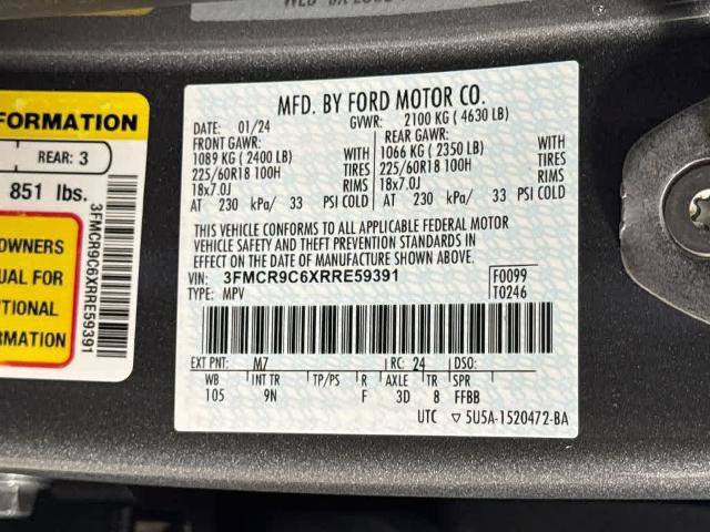 Certified 2024 Ford Bronco Sport Outer Banks w/ Tech Package AWD/4WD image 23