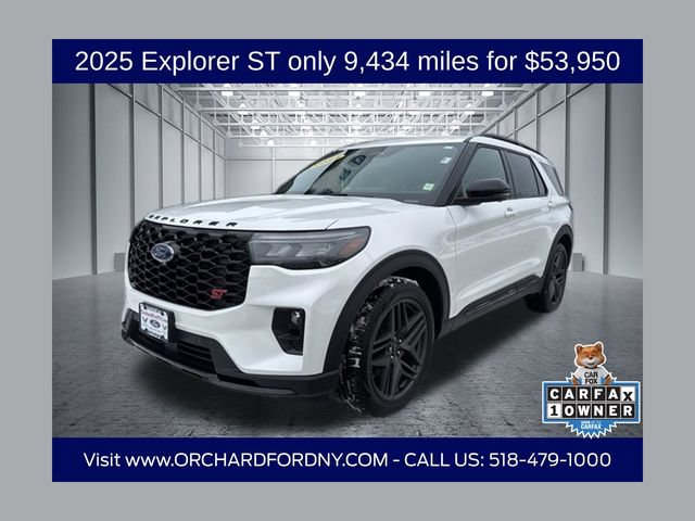 Certified 2025 Ford Explorer ST w/ Sun And Sound Package AWD/4WD image 1