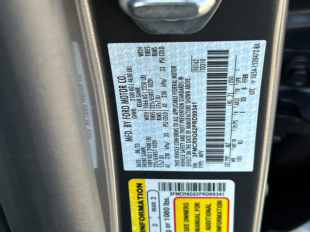 Certified 2023 Ford Bronco Sport Heritage w/ Heritage Convenience Package image 29