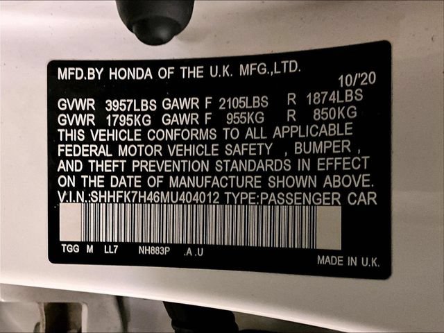 Used 2021 Honda Civic Sport image 32