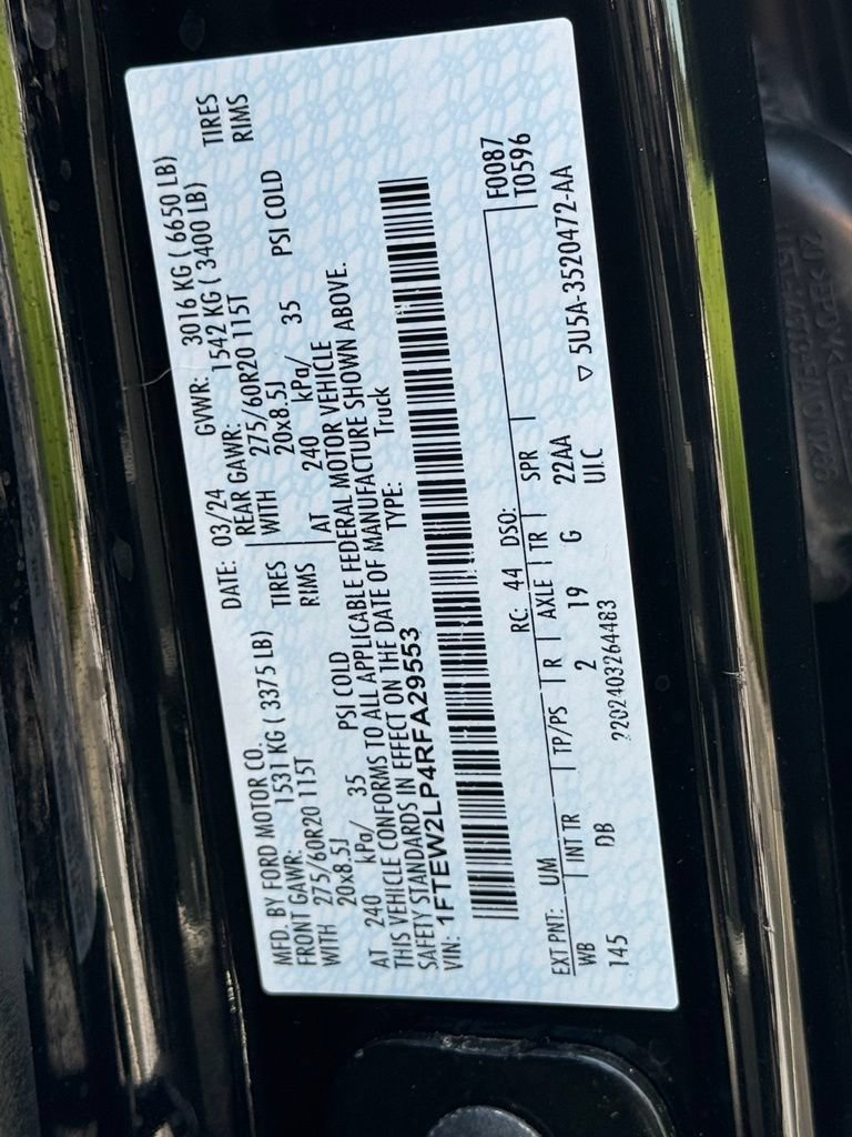 Certified 2024 Ford F150 STX AWD/4WD image 44