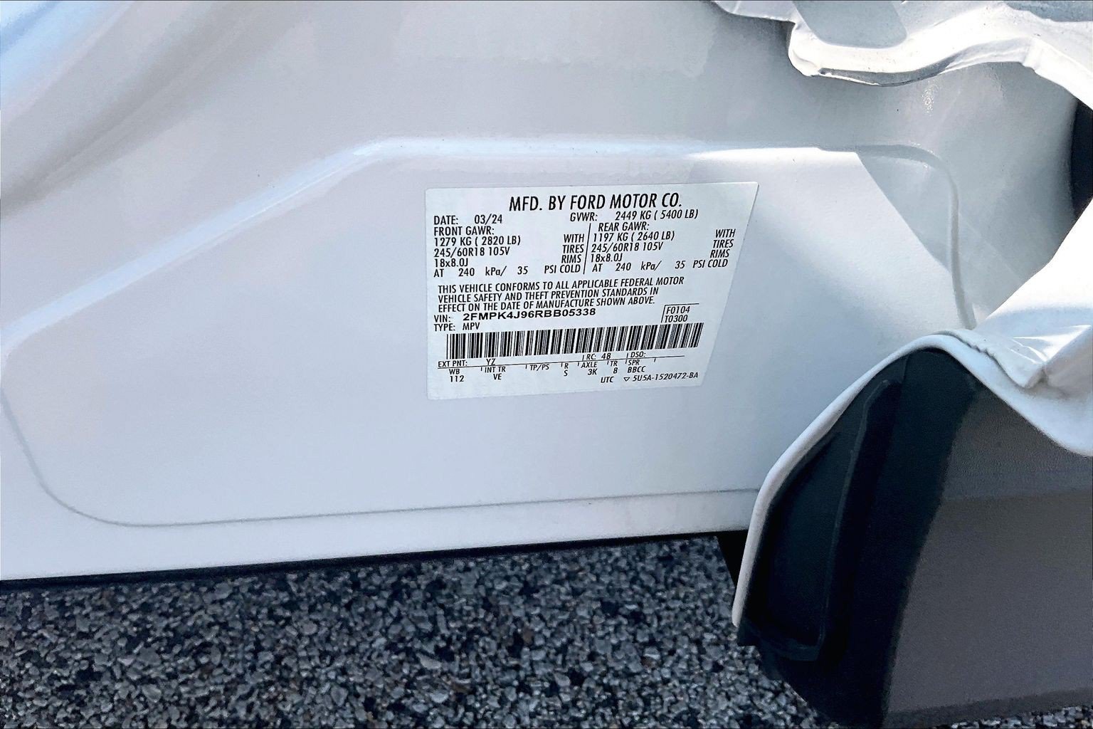 Certified 2024 Ford Edge SEL w/ Convenience Package AWD/4WD image 5