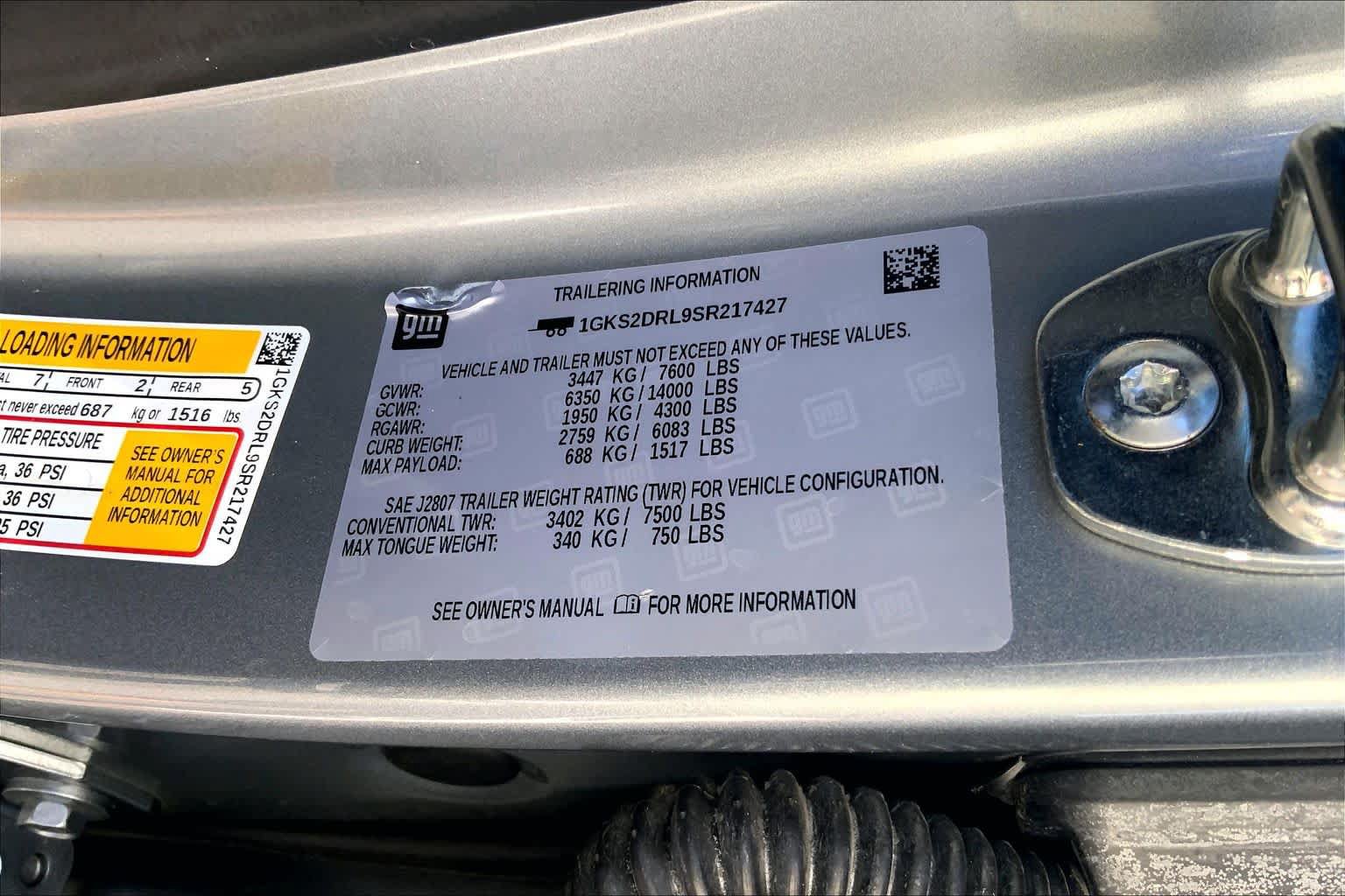 Used 2025 GMC Yukon Denali w/ Sun & Power Step Package AWD/4WD image 33