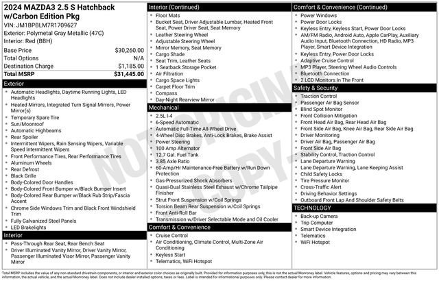 Used 2024 MAZDA MAZDA3 s image 40