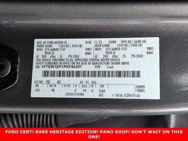 Certified 2023 Ford F150 XLT w/ Equipment Group 302A High AWD/4WD image 30