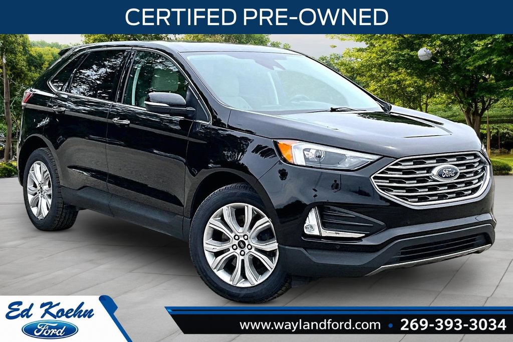 Certified 2023 Ford Edge Titanium w/ Cargo Accessory Package AWD/4WD image 1