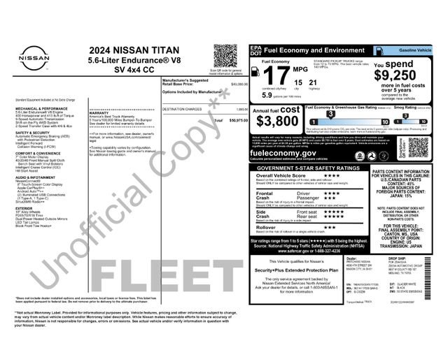Used 2024 Nissan Titan SV AWD/4WD image 27