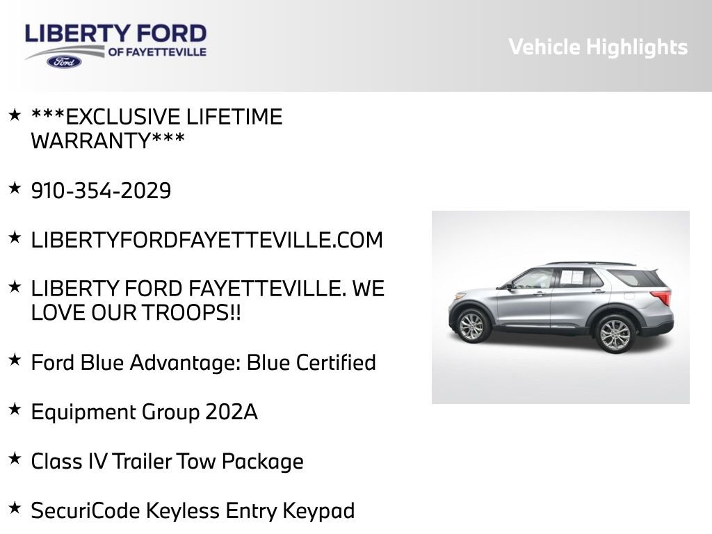 Certified 2023 Ford Explorer XLT w/ Equipment Group 202A AWD/4WD image 5