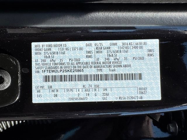 Certified 2025 Ford F150 STX AWD/4WD image 45