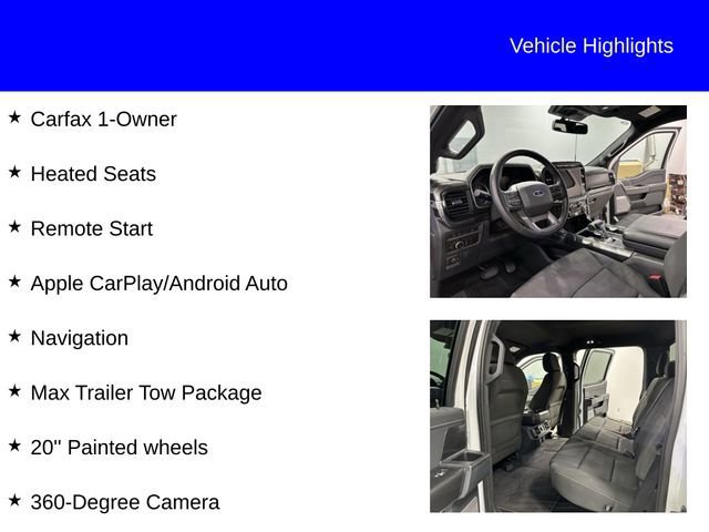 Certified 2023 Ford F150 XLT w/ Equipment Group 302A High image 6