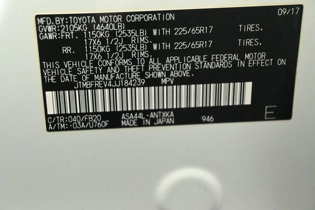 Used 2018 Toyota RAV4 LE w/ All Weather Liner Package AWD/4WD image 48