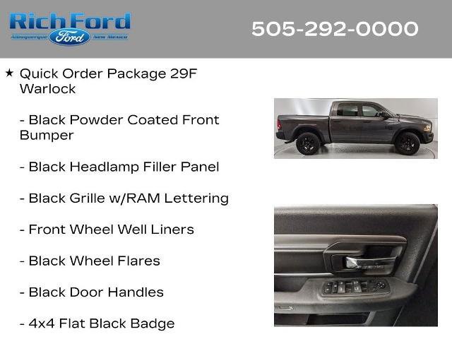 Used 2021 RAM 1500 Classic Warlock w/ Electronics Group image 21