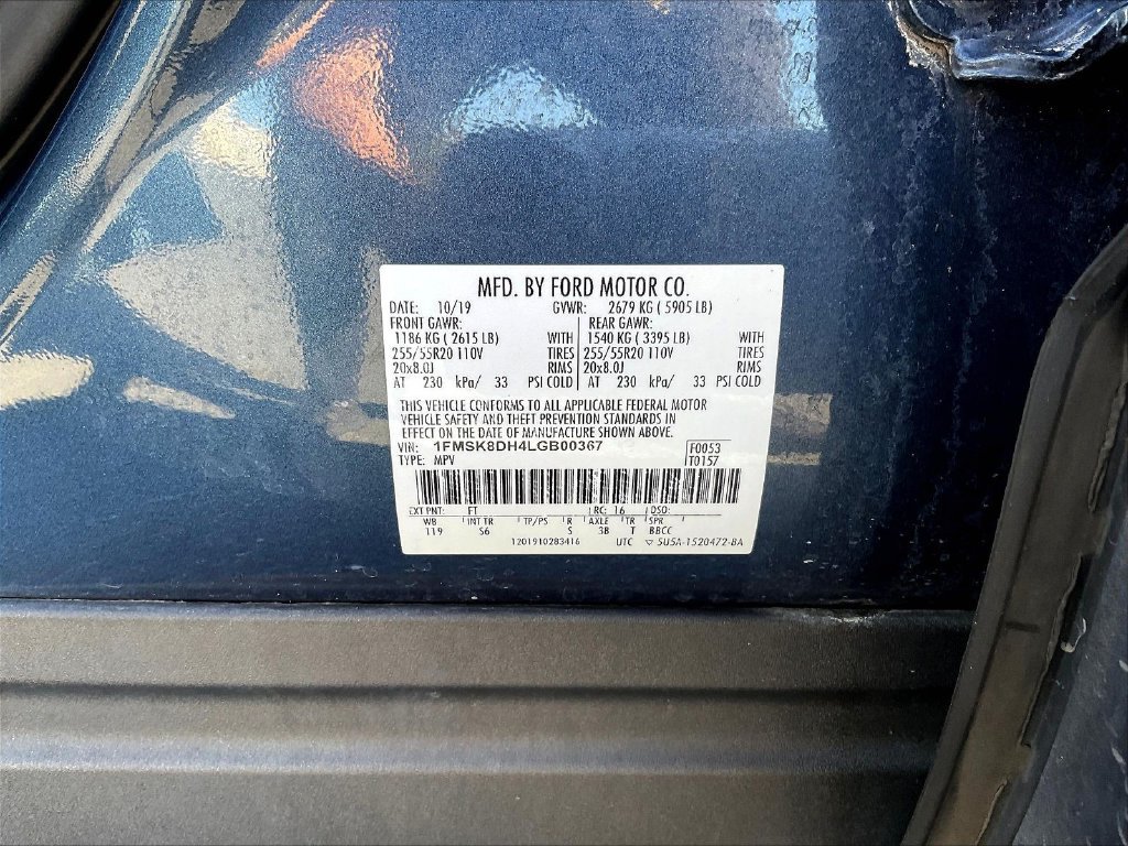 Certified 2020 Ford Explorer XLT w/ Equipment Group 202A AWD/4WD image 19