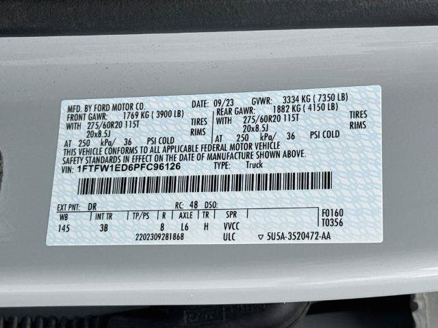 Certified 2023 Ford F150 Platinum w/ Equipment Group 701A High AWD/4WD image 25