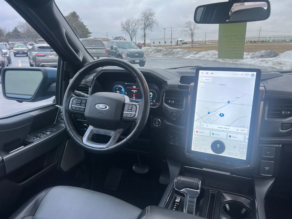 Certified 2023 Ford F150 Lightning Lariat w/ Equipment Group 511A High image 22