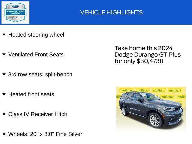 Used 2024 Dodge Durango GT AWD/4WD image 19