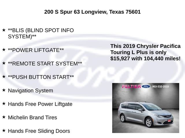 Used 2019 Chrysler Pacifica Touring-L Plus w/ Tire & Wheel Group image 15