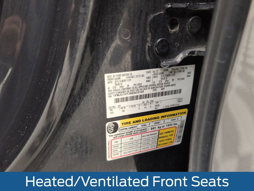 Certified 2022 Ford Expedition XLT RWD image 41