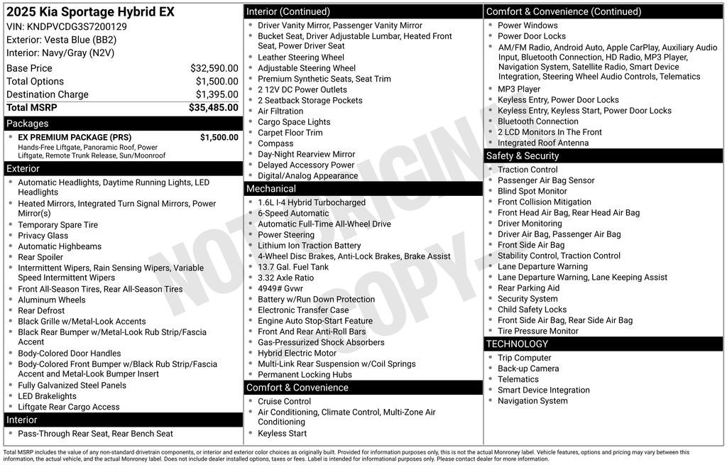 Used 2025 Kia Sportage EX w/ EX Premium Package image 6