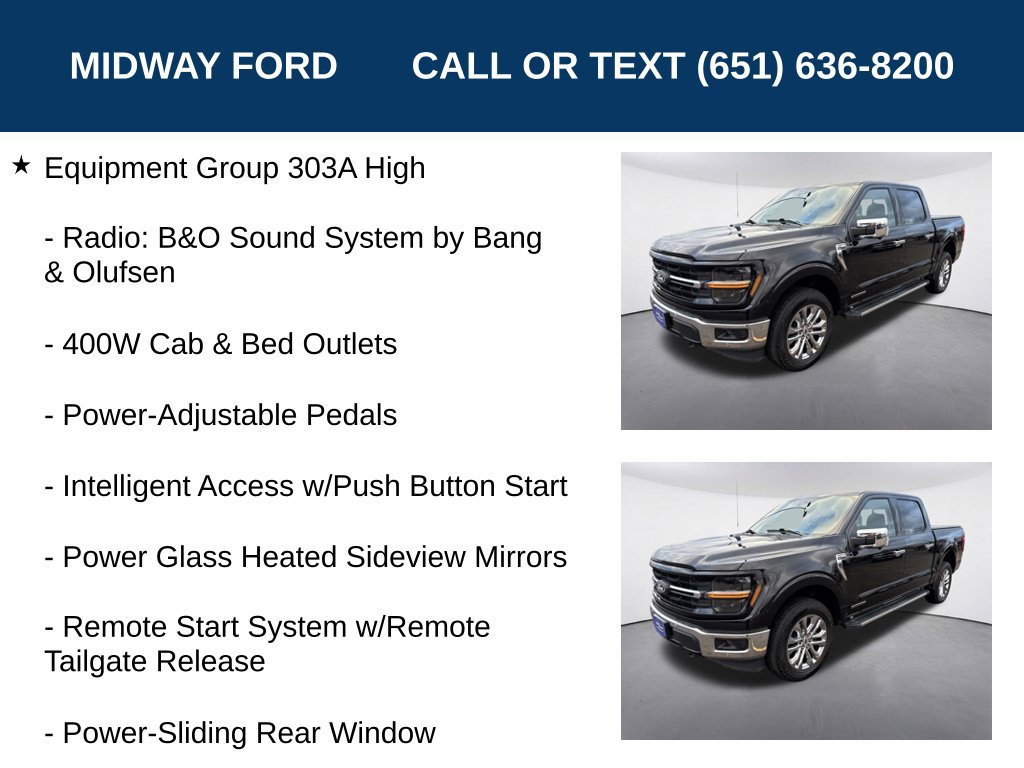 Certified 2024 Ford F150 XLT w/ Equipment Group 303A High AWD/4WD image 11