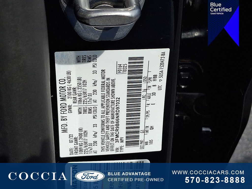 Certified 2022 Ford Bronco Sport Big Bend w/ Convenience Package image 27