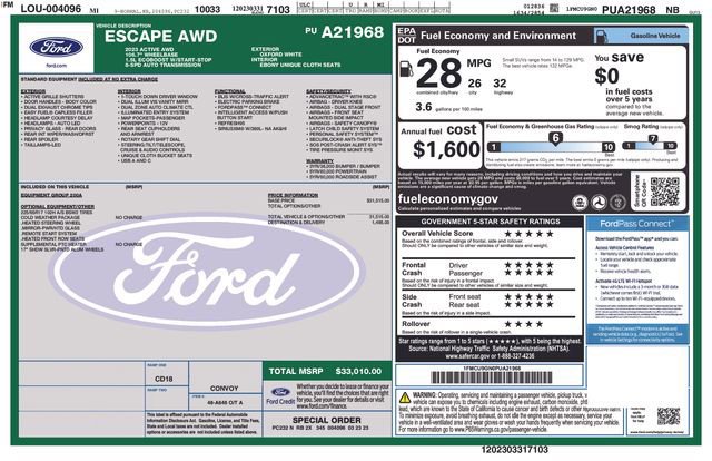 Certified 2023 Ford Escape Active image 7