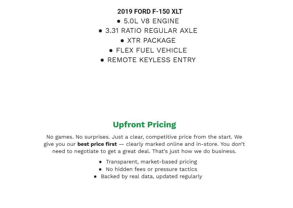 Certified 2019 Ford F150 XLT w/ XTR Package AWD/4WD image 1