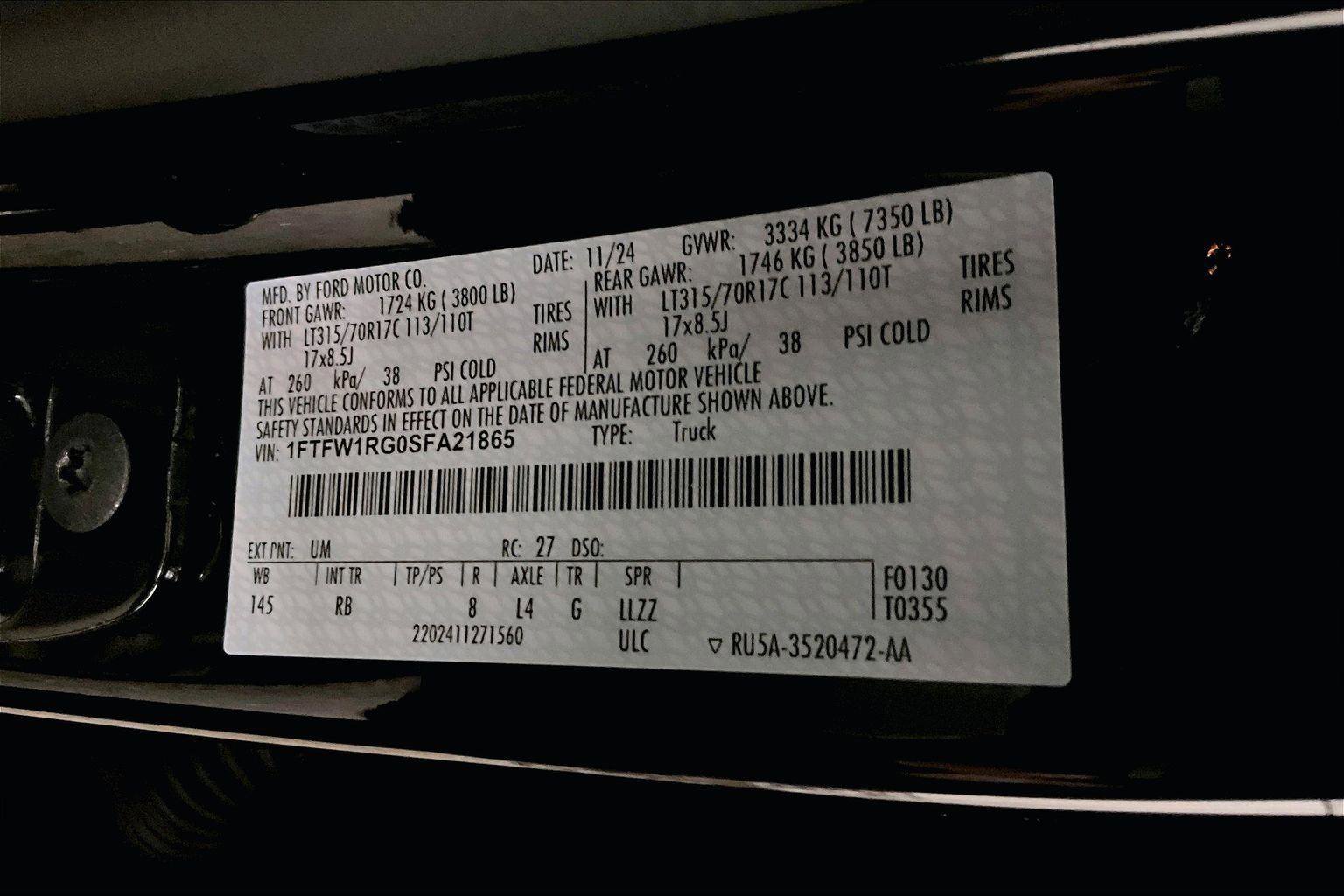 Certified 2025 Ford F150 Raptor image 34