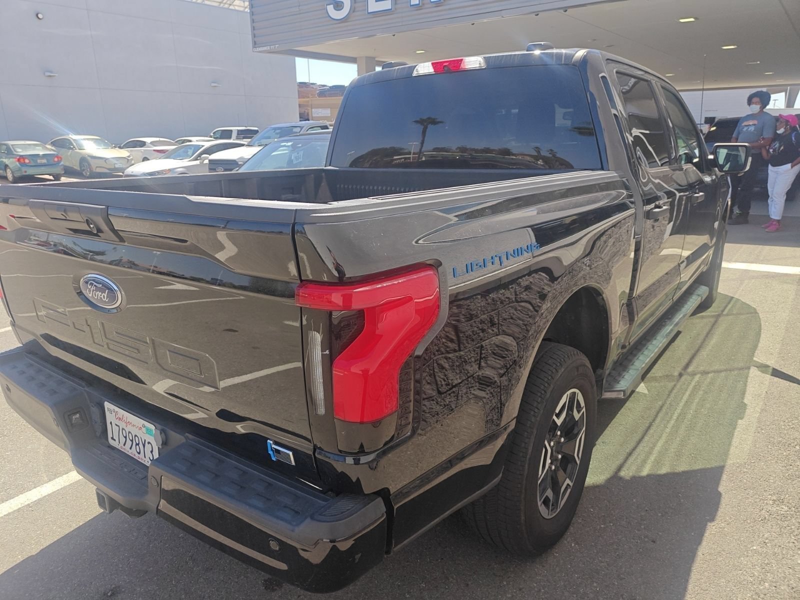 Certified 2023 Ford F150 Lightning XLT w/ Tow Technology Package AWD/4WD image 3
