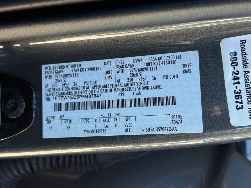 Certified 2023 Ford F150 Lariat w/ Equipment Group 502A High AWD/4WD image 32