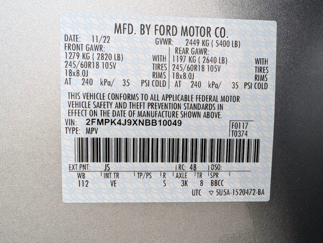 Certified 2022 Ford Edge SEL image 9
