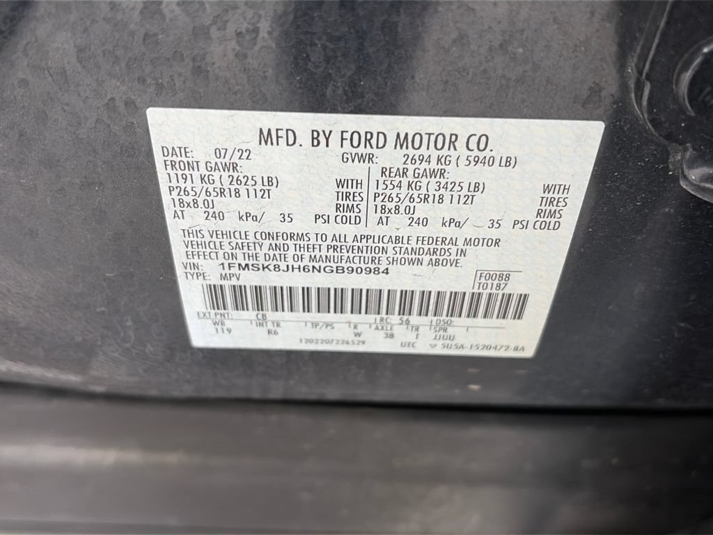 Certified 2022 Ford Explorer Timberline AWD/4WD image 9