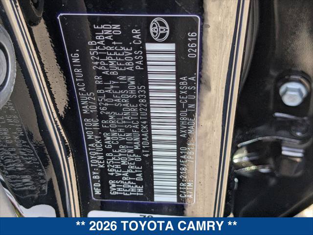 Used 2026 Toyota Camry SE w/ Multimedia Upgrade Package FWD image 24