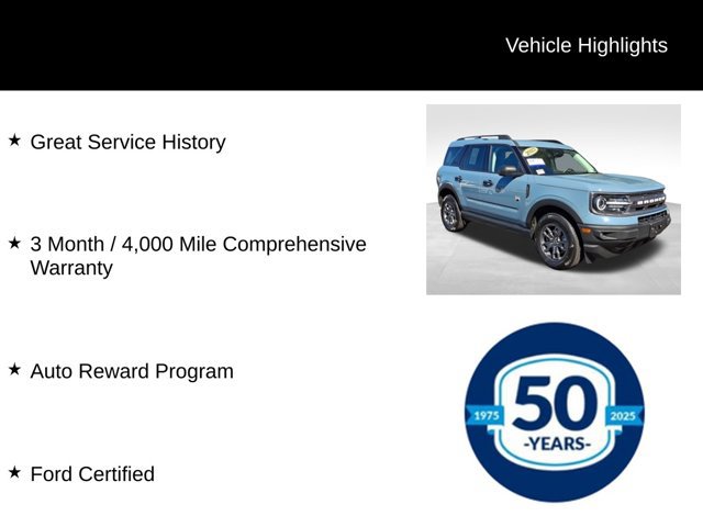 Certified 2023 Ford Bronco Sport Big Bend w/ Convenience Package AWD/4WD image 7