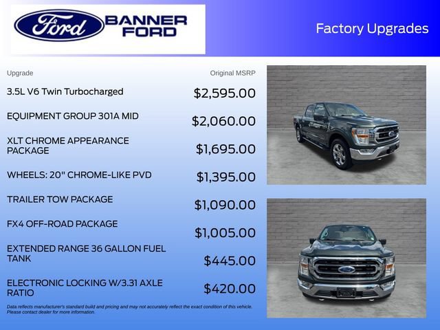 Certified 2021 Ford F150 XLT w/ Equipment Group 301A Mid AWD/4WD image 4