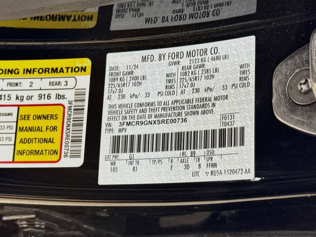 Certified 2025 Ford Bronco Sport Heritage w/ Convenience Package AWD/4WD image 32