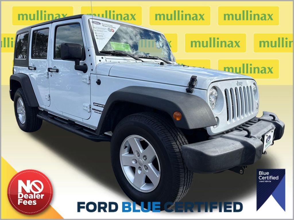 Used 2017 Jeep Wrangler Unlimited Sport w/ Quick Order Package 24S image 1
