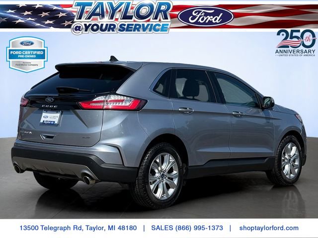 Certified 2022 Ford Edge Titanium w/ Equipment Group 301A AWD/4WD image 3