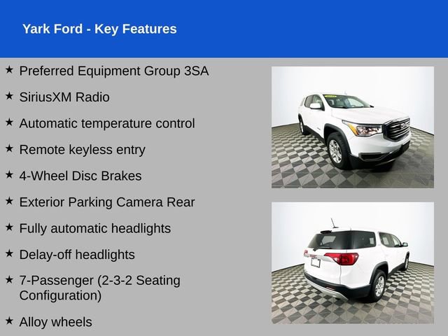 Used 2019 GMC Acadia SLE image 10