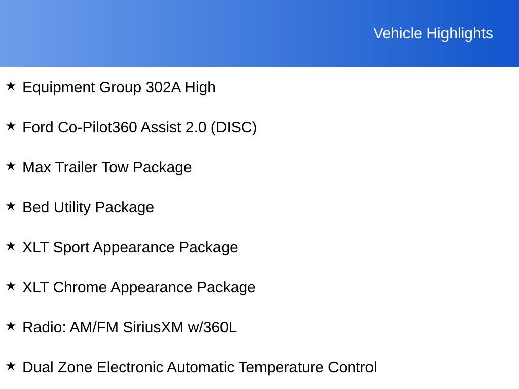 Certified 2022 Ford F150 XLT w/ Equipment Group 302A High AWD/4WD image 7