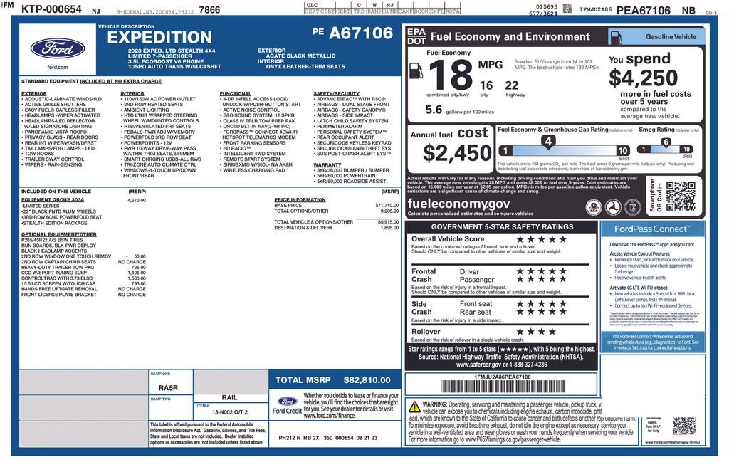 Certified 2023 Ford Expedition Limited AWD/4WD image 34